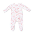 2 Way Ruffle Back Zipper Footie-Ballet Toile
