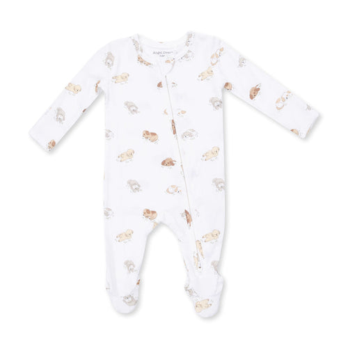 2 Way Zipper Footie- Puppy Snuggle Club