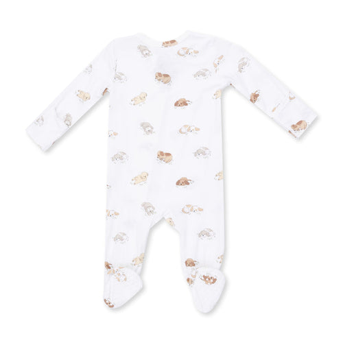 2 Way Zipper Footie- Puppy Snuggle Club