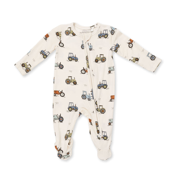 2 Way Zipper Footie-Future Farmer