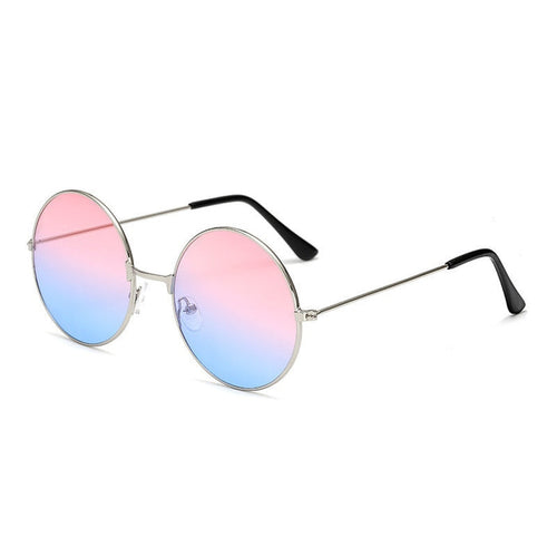 2019 Burst metal circular fashion sunglasses
