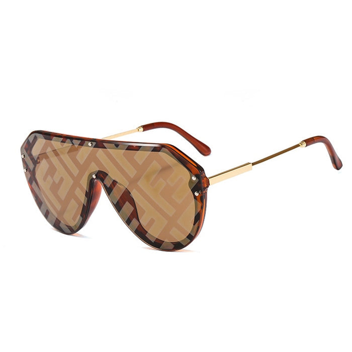 2019 New F Watermark One-piece Sunglasses