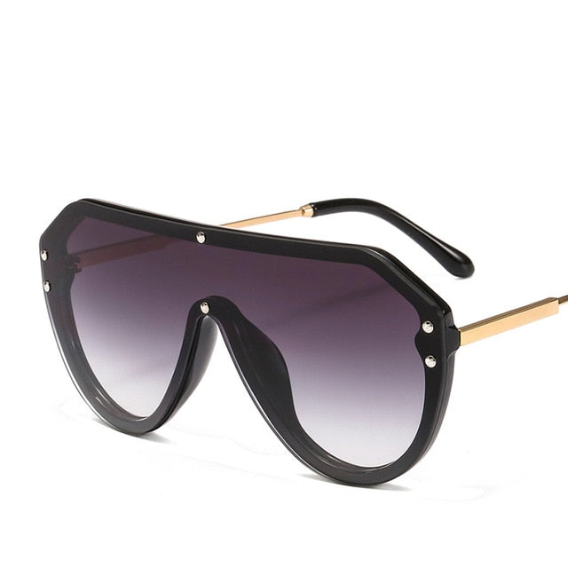 2019 New F Watermark One-piece Sunglasses