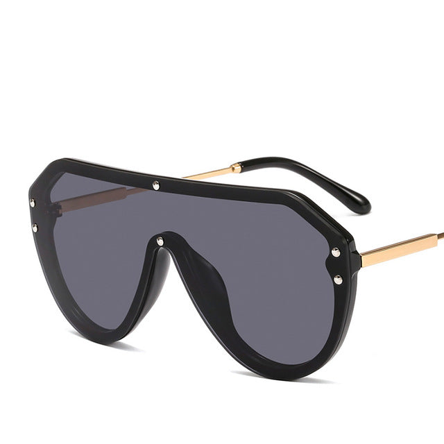 2019 New F Watermark One-piece Sunglasses