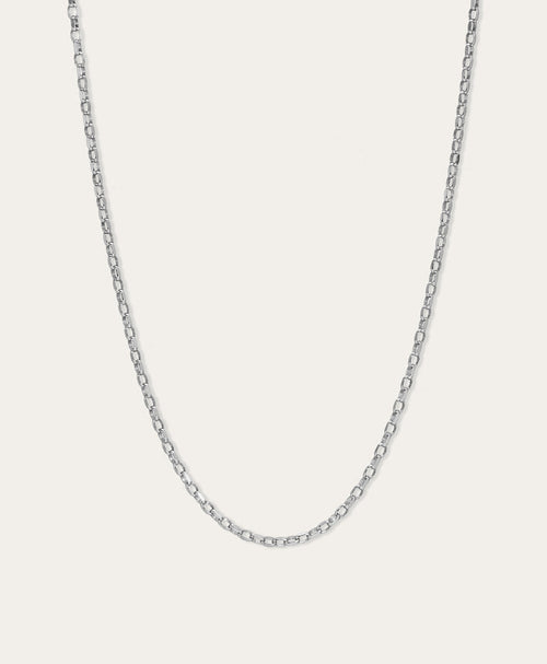2mm Italian Chain Necklace in Sterling Silver