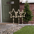 3 Pack Star Stake Lights - Warm White