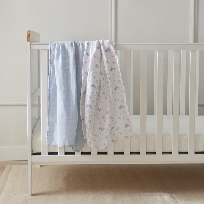4 pack Muslin Swaddles Under the Sea - 80 x 80cm