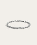 4mm Italian Chain Link Bracelet in Sterling Silver