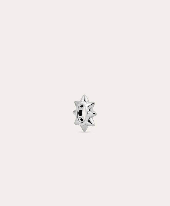 8 Spike Big Bead in Sterling Silver