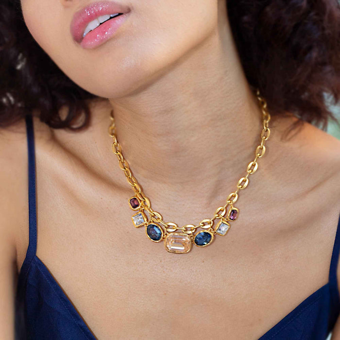 Adele Statement Gem Necklace