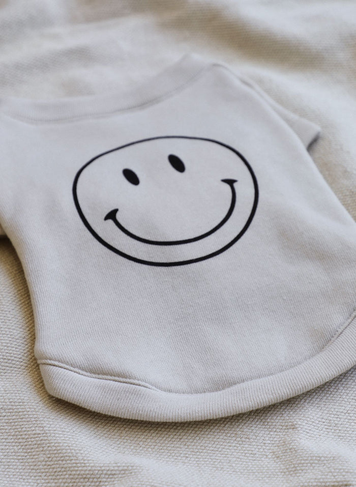 All Smiles Graphic Dog Sweatshirt corgi dog outfit