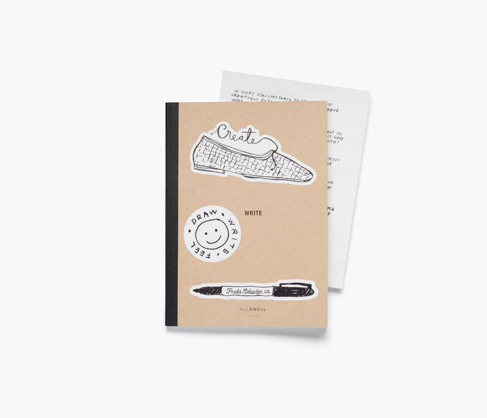 Set of colorful decorative stickers for journaling from the ALLSWELL x FREDA journal accessories collection.