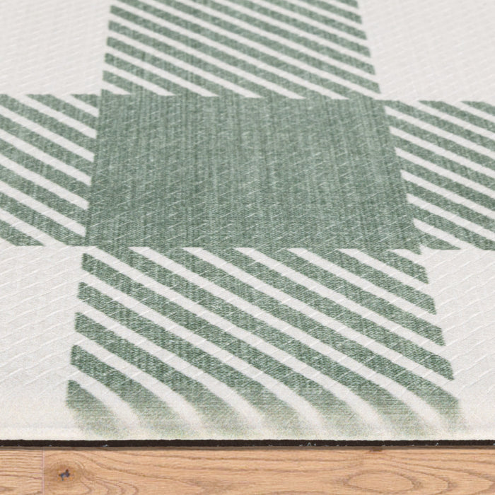 Anti-Fatigue Holiday Buffalo Check Kitchen Mats