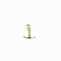 Werkstätte Carl Auböck Aubock Keyring Anchor #7151 in polished brass.