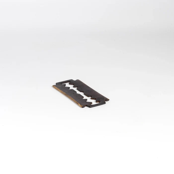 Carl Aubock patinaPaperweight Razorblade 5378.