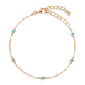 Aurate x Frye: Turquoise Station Bracelet