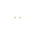 Aurate x Wilson: Tennis Ball Stud Earrings Vermeil Yellow Gold Pair Single Butterflyback Flatback First