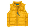 Primary Baby Lightweight Puffer Vest - Mustard. Available at www.tenlittle.com