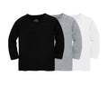 Primary Baby Long Sleeve Tee - 3 Pack - Neutral Mix. Available at www.tenlittle.com