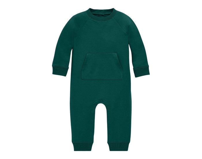 Primary - Baby Sweatshirt Romper - Ivy - Available at www.tenlittle.com