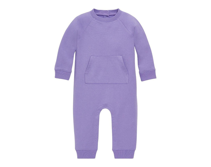 Primary - Baby Sweatshirt Romper - Iris - Available at www.tenlittle.com