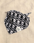Bad to the Bone Skull Bandana dog bandana with skull