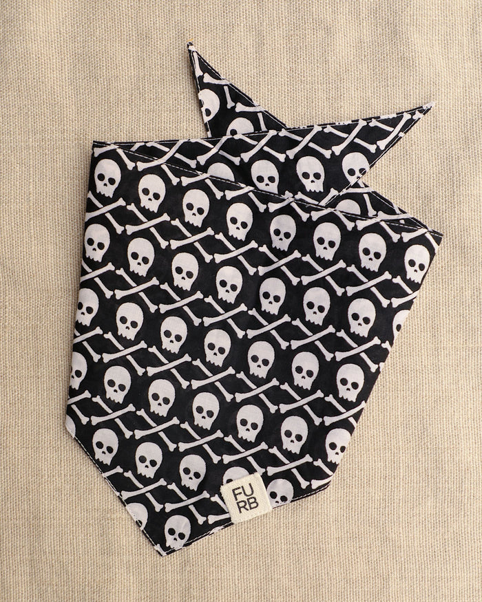 Bad to the Bone Skull Bandana – stylish dog bandana in skull