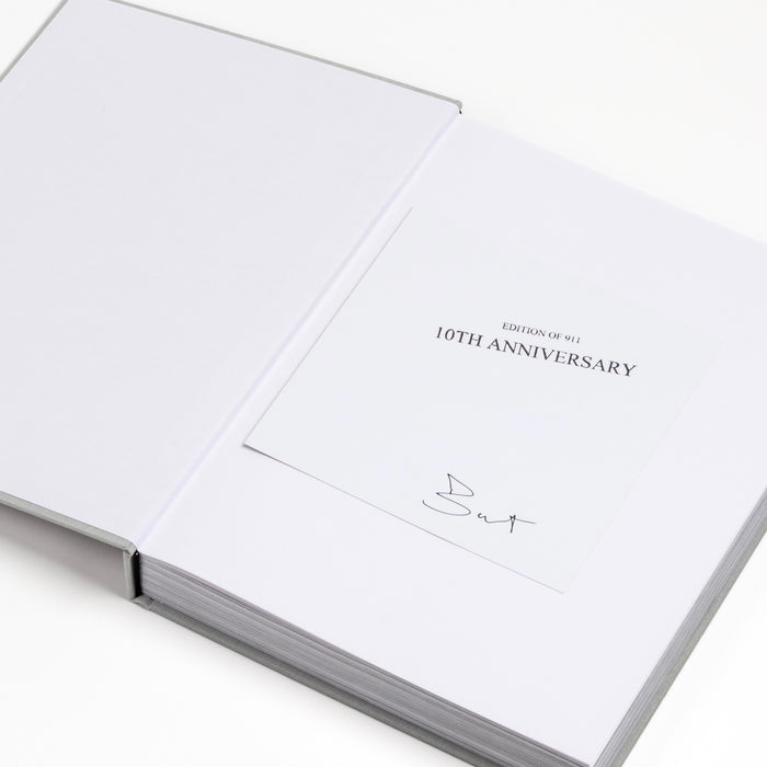 Signature in Page from Bart Kuykens 10th Anniversary photo book in an edition of 911.