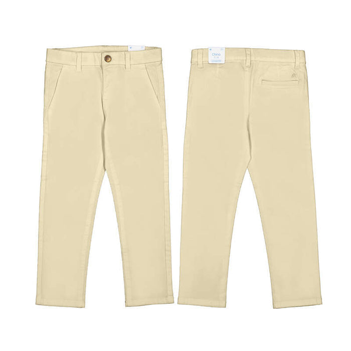 Basic Twill Trousers- Cashew