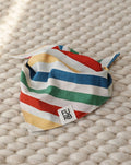 multi striped dog bandana colorful cotton pet scarf summer dog accessory