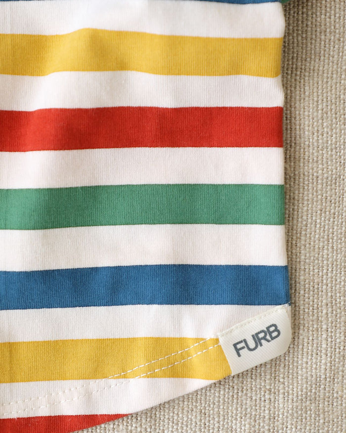 Trendy striped pet tee for stylish dogs and casual daily wear. Updated May 2026.