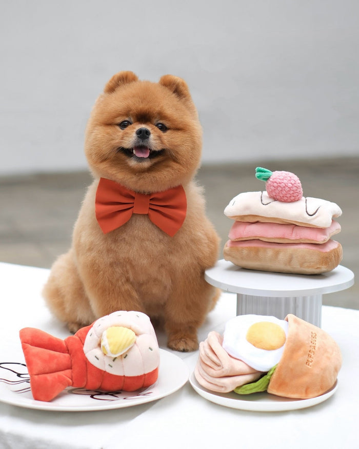 strawberry dog toy multi layer treat hiding dog toy for mental stimulation