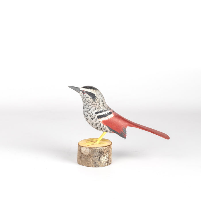 Decorative Wood bird from Brazil - Choquinha