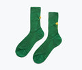 Colorful bloom-patterned socks by Maria La Rosa featuring vibrant floral designs on soft, comfortable fabric.