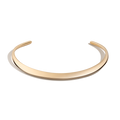 Bold Collar Necklace Stainless Steel Yellow Gold One-size First