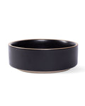 Bowled Over Minimal Charcoal Dog Bowl