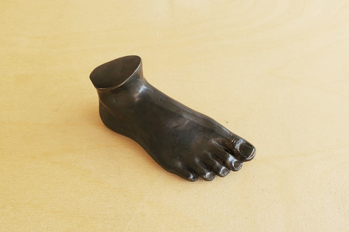 Bronze Objects Foot sculpture object by Anne Ricketts.