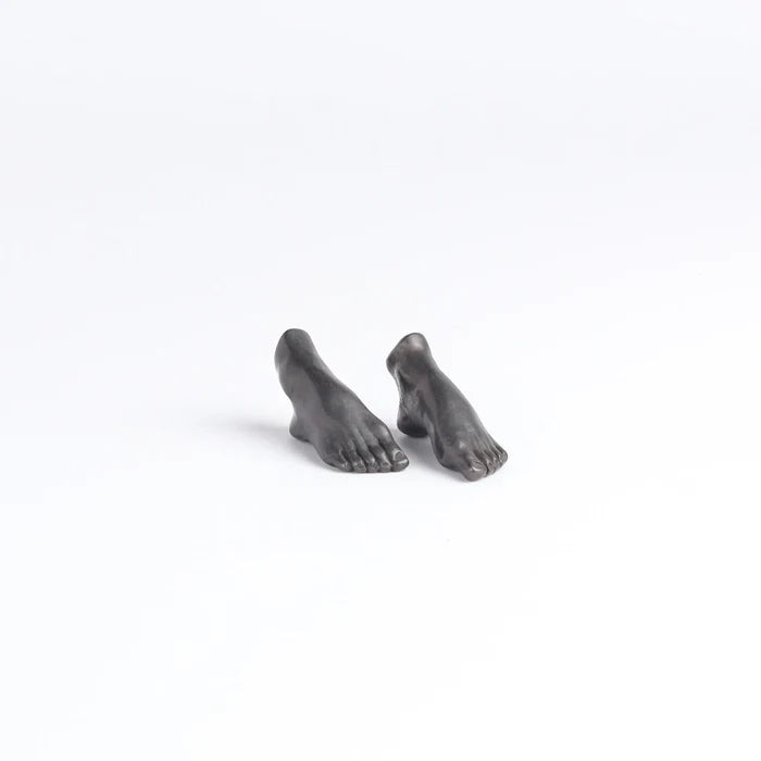 Bronze Objects Pair Tiny Feet "En Pointe" made by Anne Ricketts.