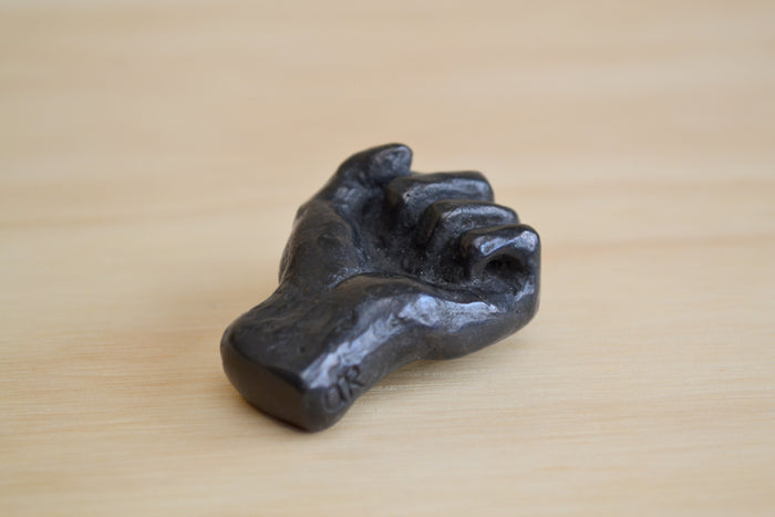Bronze Objects Small "Hands" sculpture objects by Anne Ricketts.