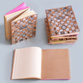 CAHIER ZIGZAGANT, argent & rose