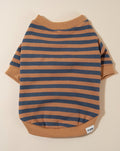 Camden Blue + Goldenrod Striped Dog Sweatshirt