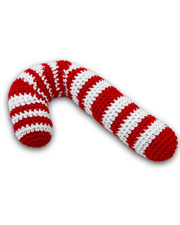 Candy Crush Crochet Dog Toy – stylish dog toy in lace-trimmed