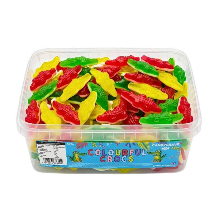 Candycrave Colourful Crocs Tub 600g