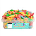 Candycrave sour neon worms tub 600g