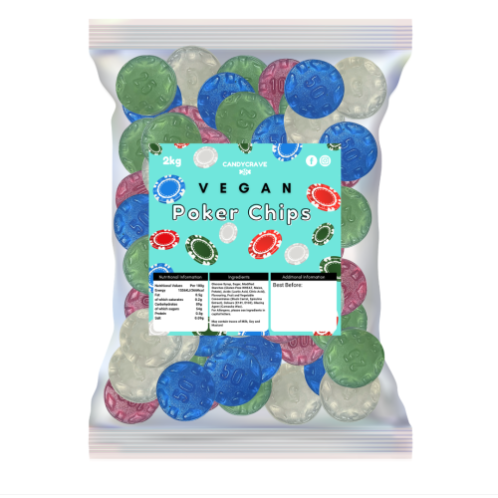 Candycrave vegan poker chips