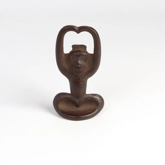 Cast Iron Monkey Bottle Opener made in Japan.