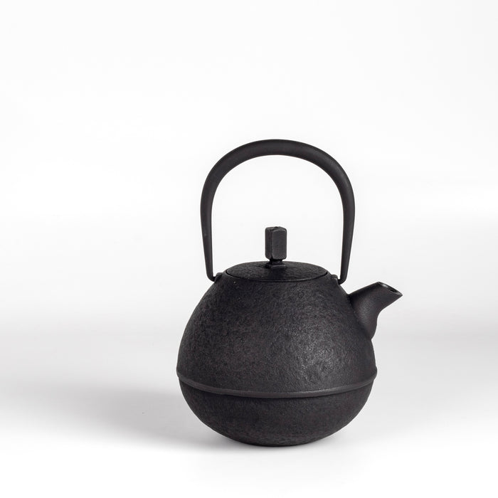 Medium Nambu Tetsu Cast Iron Teapot called Egg from Kukan Chuzo in Japan.