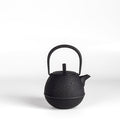 Small Nambu Tetsu Cast Iron Teapot called Egg from Kukan Chuzo in Japan.