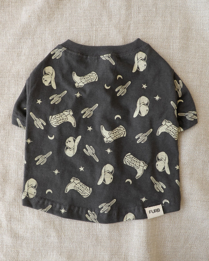 Casual Cutie Rodeo Dog T-Shirt dog t-shirt with rodeo