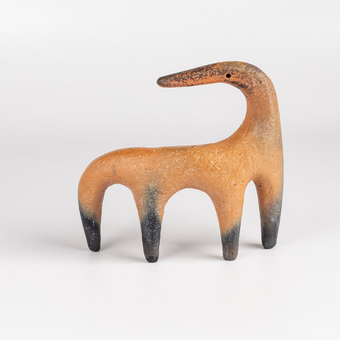 Other side of ceramic creature 8 by Carol Horst.